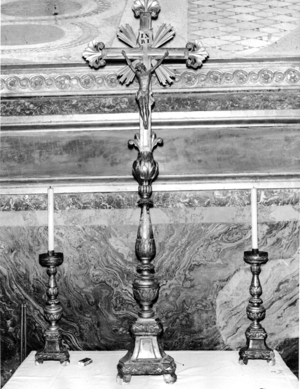 servizio d'altare - ambito romano (fine/inizio secc. XVIII/ XIX)