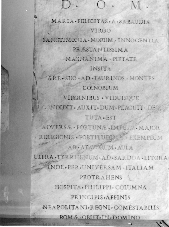 lapide tombale - ambito romano (sec. XIX)