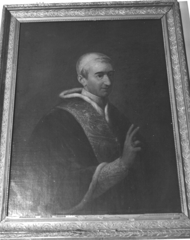 busto ritratto di papa Gregorio XVI (dipinto) - ambito romano (sec. XIX)