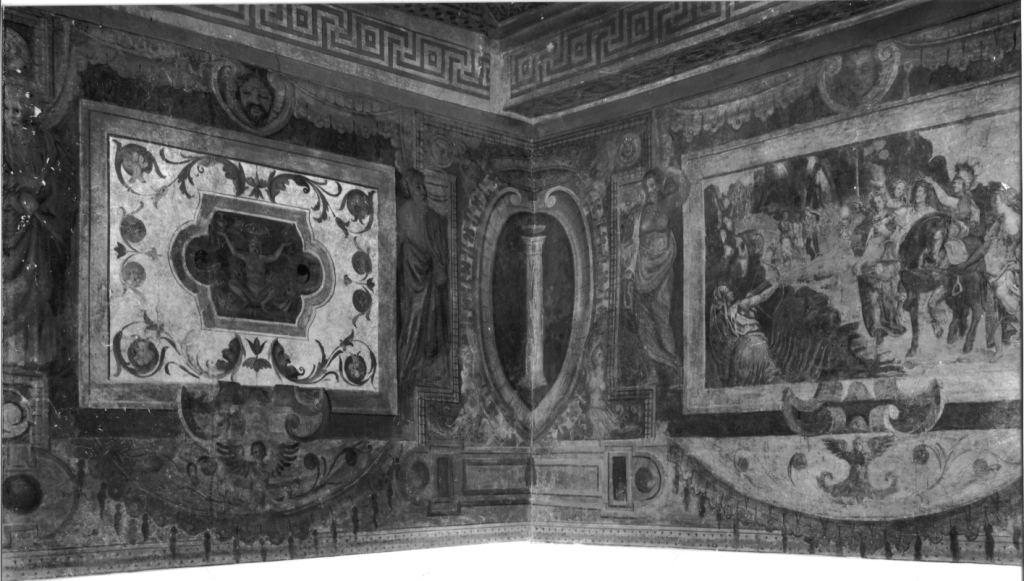 fregio (decorazione pittorica, complesso decorativo) di Zuccari Taddeo (bottega) (sec. XVI)