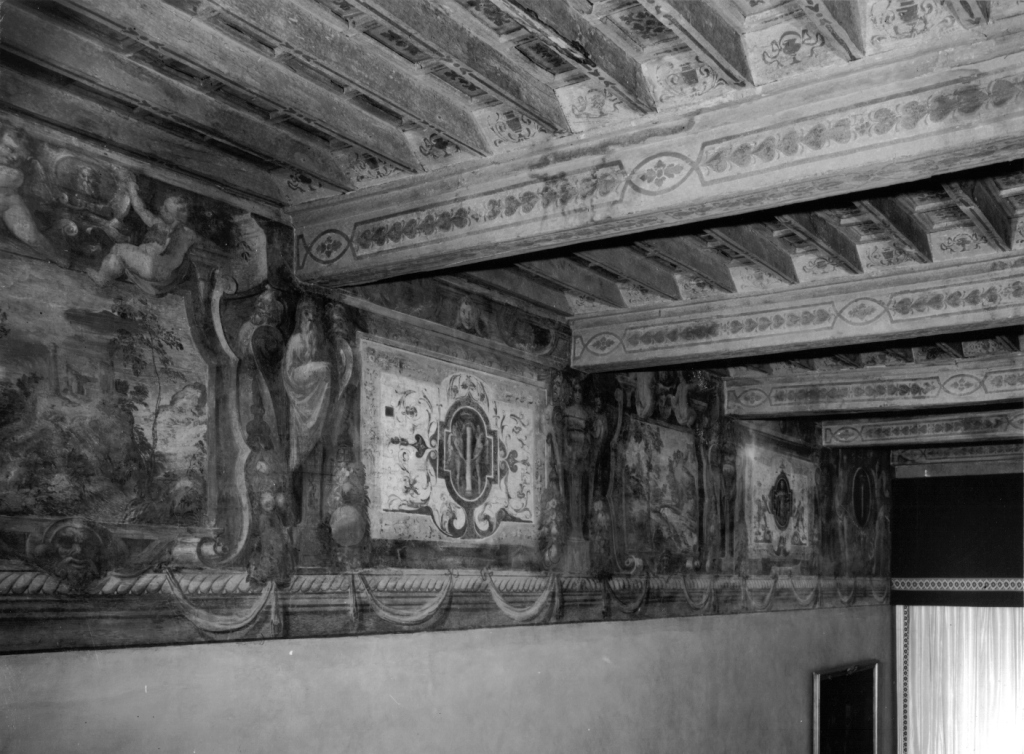 decorazione pittorica, complesso decorativo di Zuccari Taddeo (attribuito) (sec. XVI)