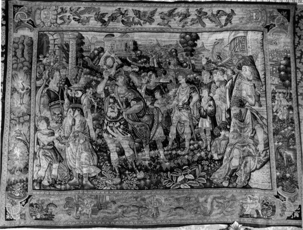 episodi dell'Antico Testamento (arazzo) - manifattura fiamminga (prima metà sec. XVII)