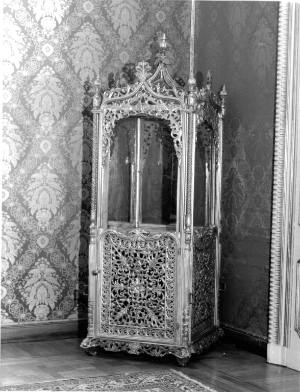 portantina - artigianato romano (prima metà sec. XIX)