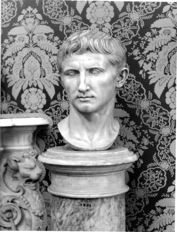 ritratto di Augusto (scultura) - ambito italiano (sec. XIX)