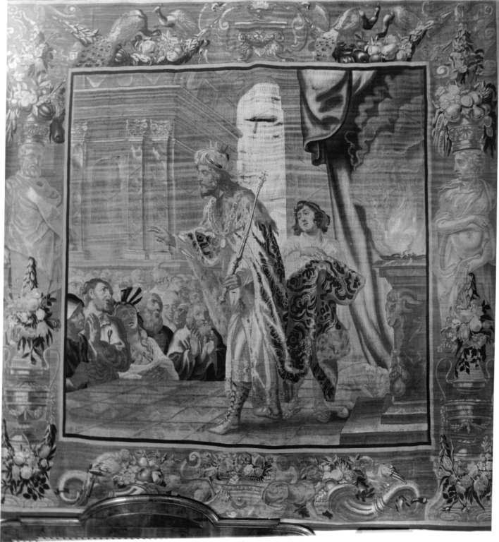 Salomone (arazzo) - manifattura fiamminga (sec. XVII)