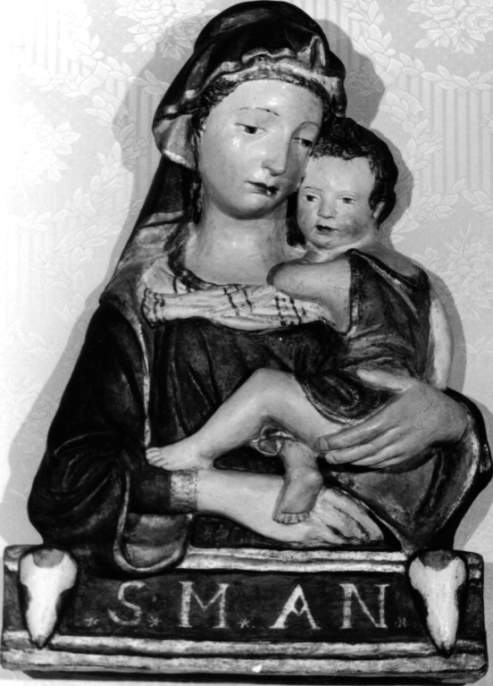 Madonna con Bambino (rilievo) - ambito toscano (seconda metà sec. XV)