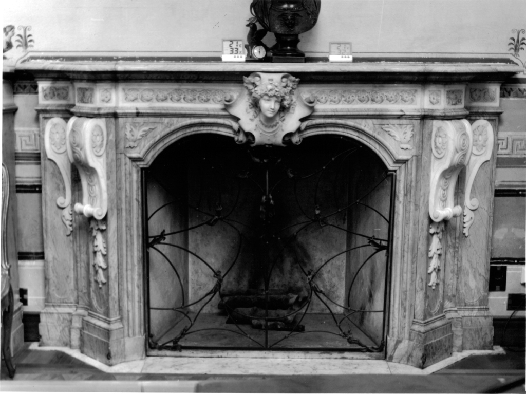 mostra di camino - ambito romano (sec. XIX)