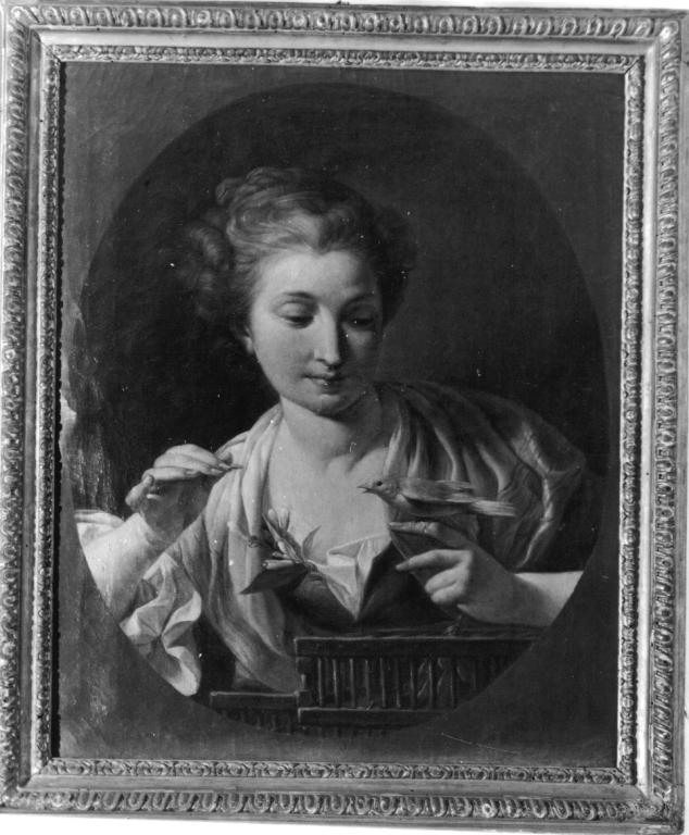 busto femminile (dipinto) di Greuze Jean-Baptiste (ultimo quarto sec. XVIII)