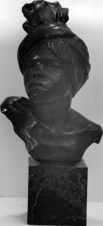 busto ritratto di bambino (scultura) - ambito italiano (seconda metà sec. XIX)