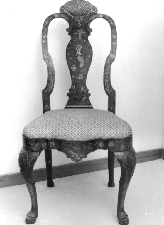 sedia - produzione europea (ultimo quarto sec. XIX)