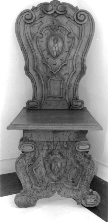 sedia, serie - ambito romano (primo quarto sec. XVIII)