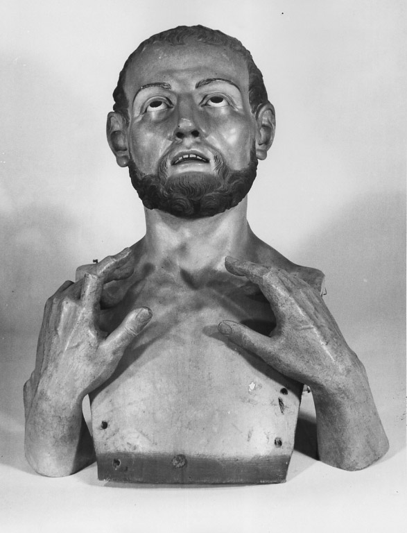 San Francesco Saverio (scultura, frammento) - bottega laziale (sec. XIX)