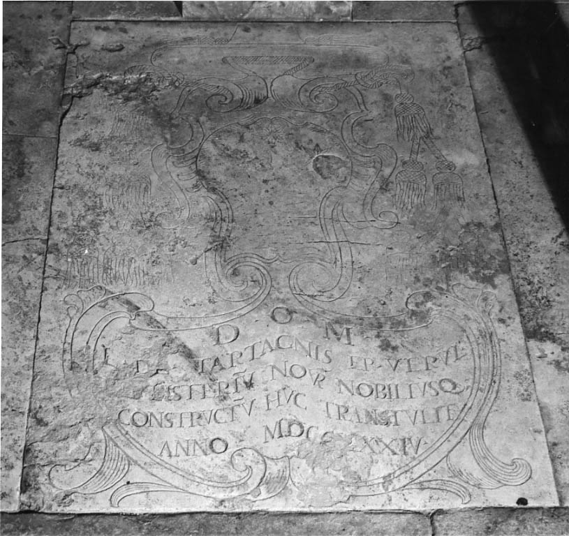 lapide documentaria - bottega laziale (sec. XVIII)