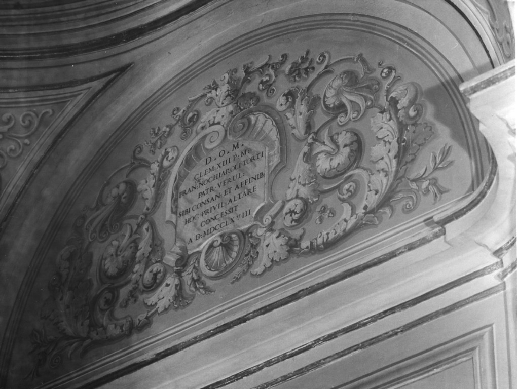 lapide documentaria - bottega laziale (sec. XVIII)