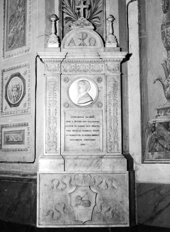 monumento funebre - ambito romano (metà sec. XIX)