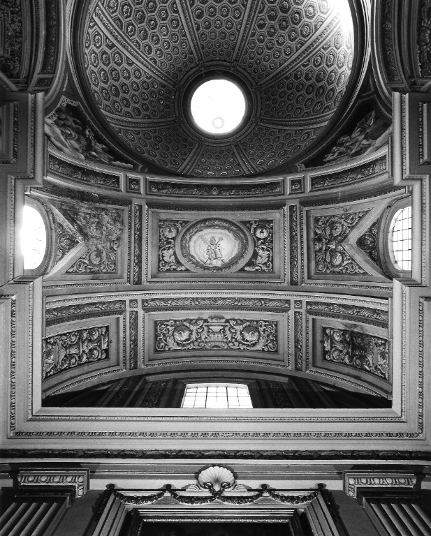 motivi decorativi (decorazione pittorica) - ambito romano (seconda metà sec. XIX)