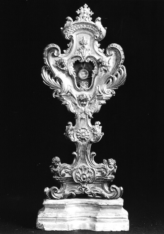 reliquiario - a ostensorio - ambito romano (seconda metà sec. XVIII)