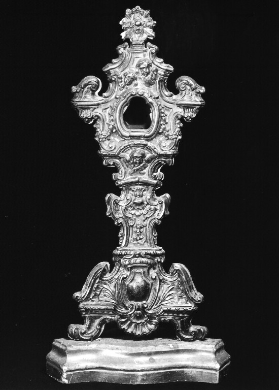 reliquiario - a ostensorio - ambito romano (sec. XVIII)