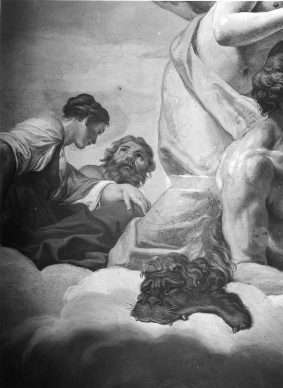 Il concilio degli dei, particolare (dipinto) di Lanfranco Giovanni (sec. XVII)