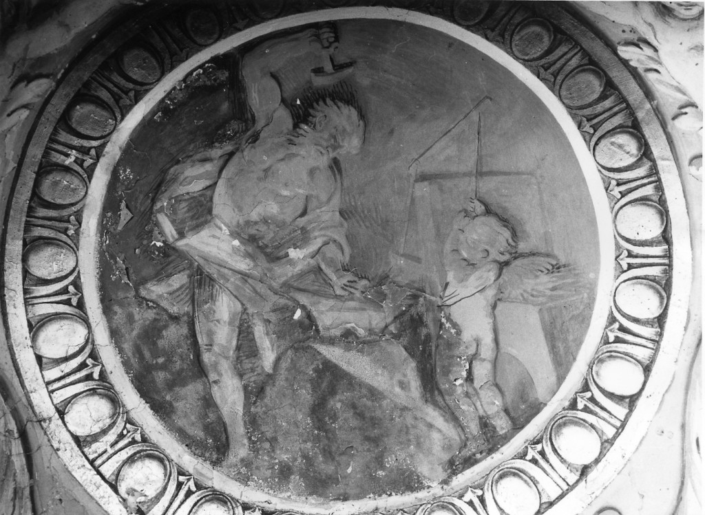 la fucina di Vulcano (dipinto) di Lanfranco Giovanni, Corvi Domenico (sec. XVII, sec. XVIII)