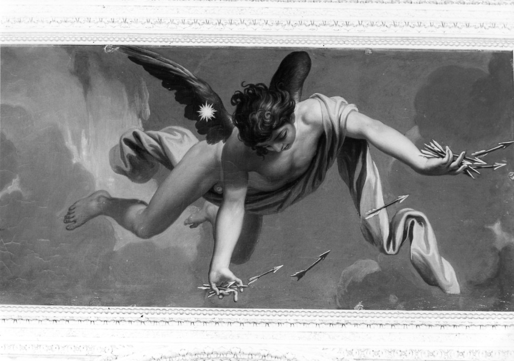 il vespro con le frecce dei vapori (dipinto) di Corvi Domenico (sec. XVIII)