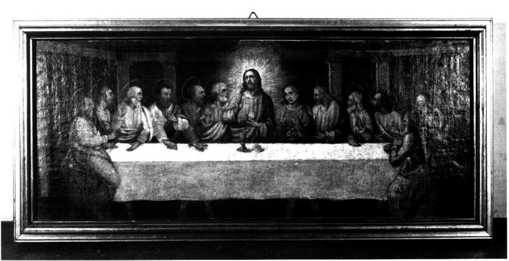 ultima cena (dipinto) - ambito italiano (sec. XIX)