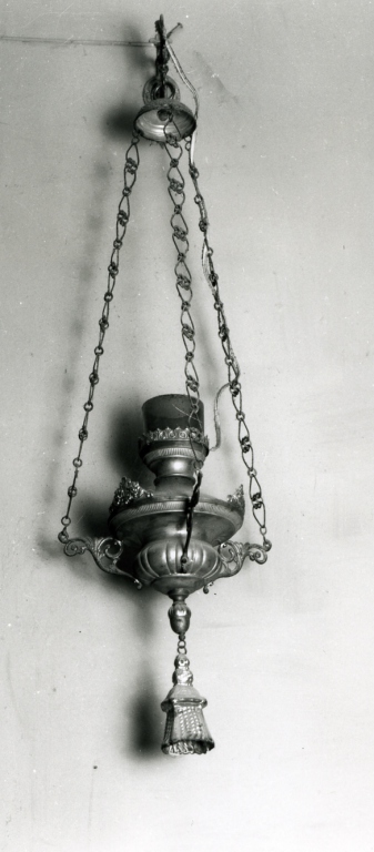 lampada pensile - ambito laziale (sec. XX)