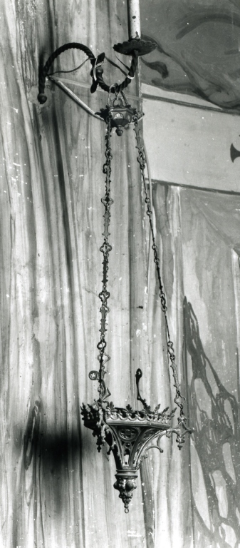 lampada pensile - ambito laziale (sec. XX)