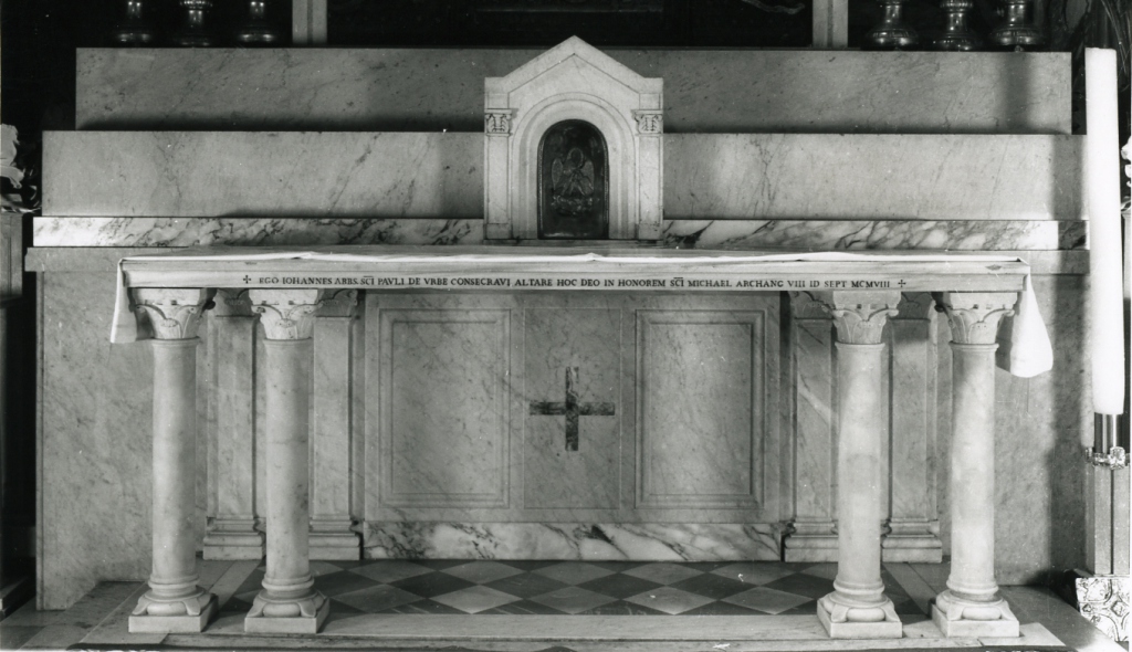altare maggiore - ambito laziale (sec. XX)