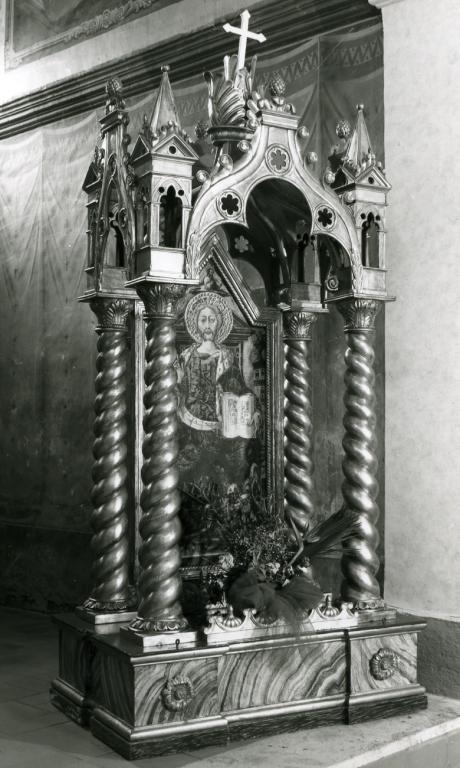 basamento di baldacchino - ambito laziale (sec. XIX)