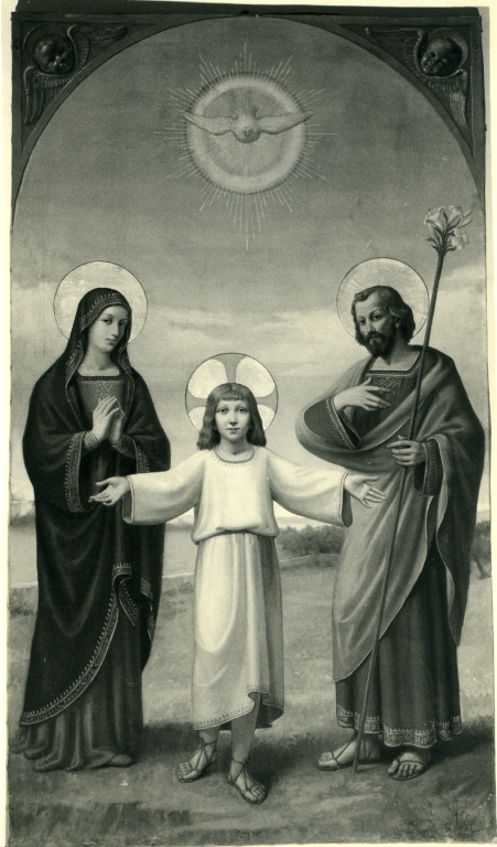 Sacra Famiglia (dipinto) - ambito laziale (fine/inizio secc. XIX/ XX)