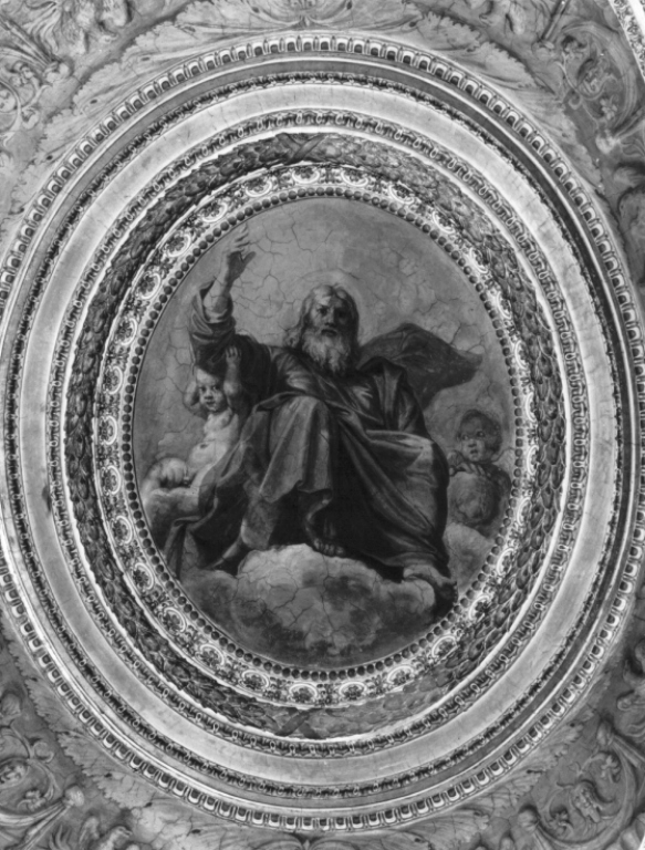 Dio Padre benedicente (dipinto) di Zampieri Domenico detto Domenichino (e aiuti) (sec. XVII)