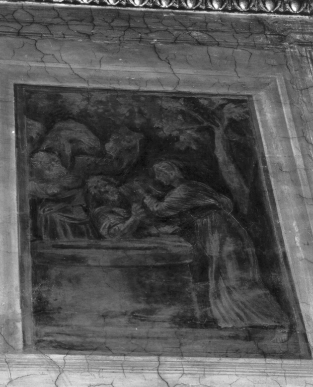 Rebecca offre da bere a Eliezer (dipinto) di Zampieri Domenico detto Domenichino (e aiuti) (sec. XVII)