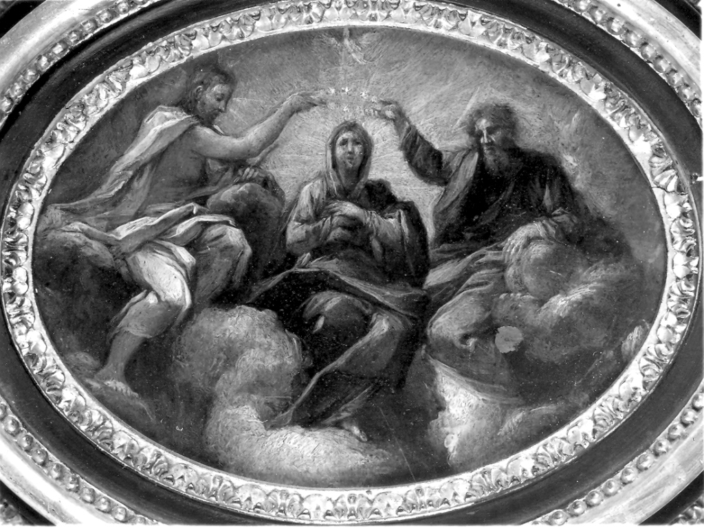 incoronazione di Maria Vergine (dipinto) - ambito napoletano (primo quarto sec. XVIII)