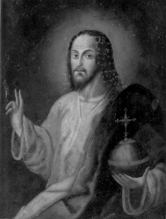 Cristo Salvatore benedicente (dipinto) - ambito Italia meridionale (primo quarto sec. XVII)