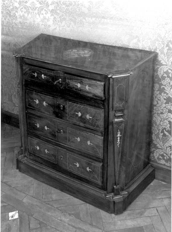 cassettone - manifattura romana (metà sec. XVIII)