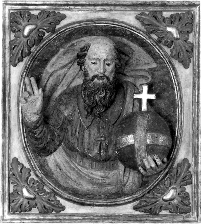 Dio Padre benedicente (scultura) - manifattura Italia centrale (seconda metà sec. XVII)