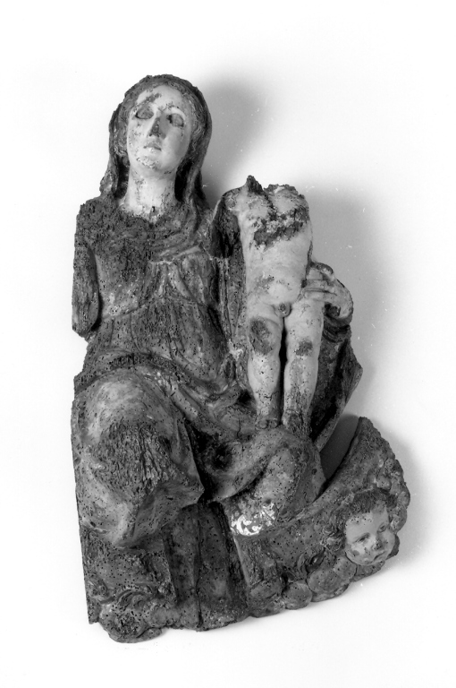Madonna con Bambino (scultura) - ambito Italia centro-meridionale (sec. XVI)