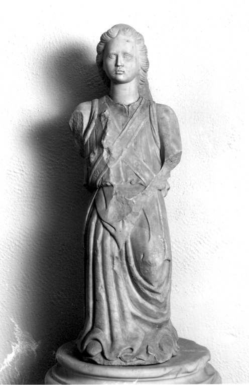 angelo (scultura) - ambito Italia meridionale (sec. XV)