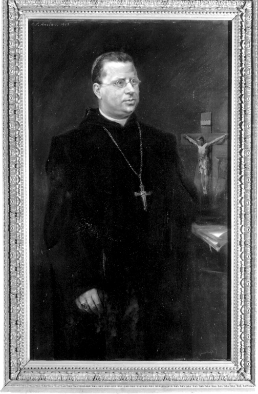ritratto dell'abate Gregorio Diamare (dipinto) di Anzino G. P (primo quarto sec. XX)