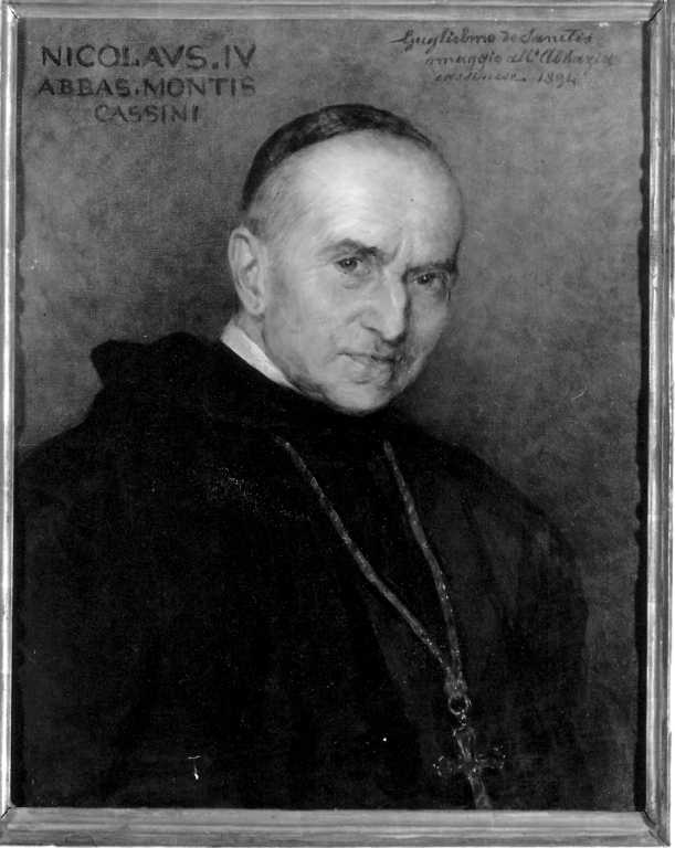 ritratto dell'abate Nicola Dorgemont (dipinto) di De Sanctis Guglielmo (fine sec. XIX)