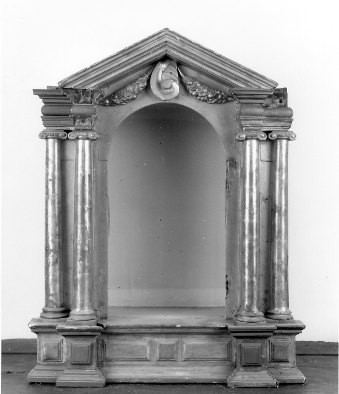 tabernacolo - a frontale architettonico - manifattura Italia centrale (metà sec. XIX)