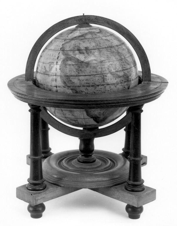 mappamondo - manifattura italiana (primo quarto sec. XVIII)