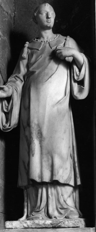Santo Stefano (statua) di Lotti Lorenzo detto Lorenzetto, Raffaello da Montelupo (sec. XVI)