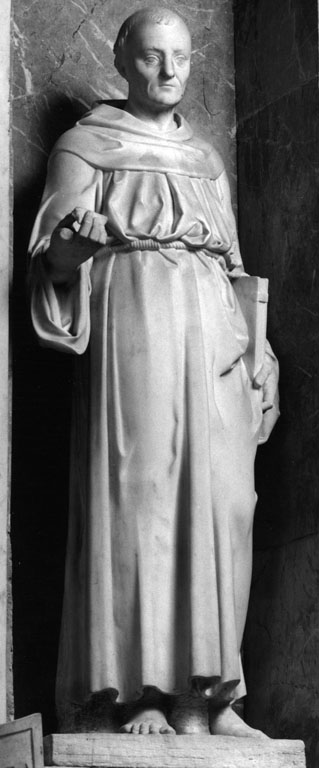 San Bernardino da Siena (statua) di Lotti Lorenzo detto Lorenzetto, Raffaello da Montelupo (sec. XVI)