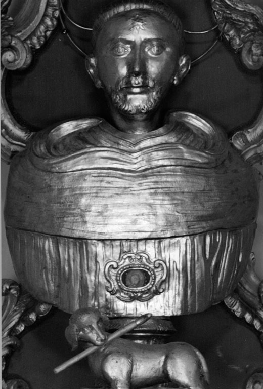busto ritratto di S. Domenico di Guzman (scultura) - ambito romano (seconda metà sec. XIX)