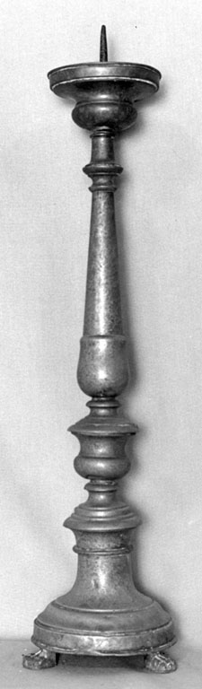 candeliere d'altare, serie - ambito romano (prima metà sec. XX)