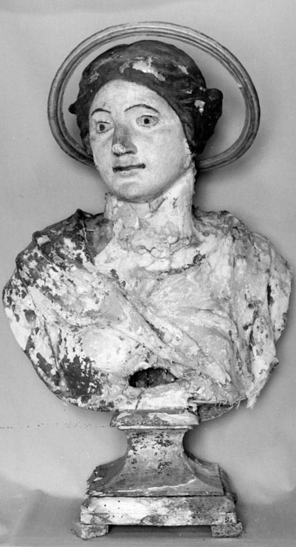 reliquiario - a busto - ambito romano (seconda metà sec. XIX)