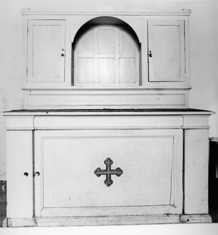 armadio da sacrestia - ambito romano (fine sec. XIX)