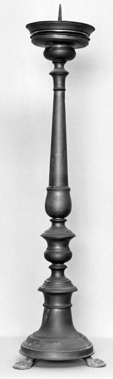 candeliere d'altare, serie - ambito romano (prima metà sec. XX)